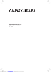 Gigabyte GA-P67X-UD3-B3 Benutzerhandbuch