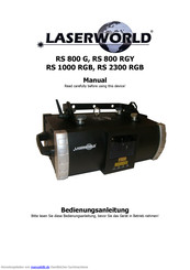 Laserworld RS 800 RGY Bedienungsanleitung