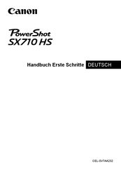 Canon PowerShot SX710 HS Handbuch