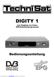 TechniSat DIGITY 1 Bedienungsanleitung