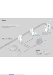 TP-Link TL-PA8010PKIT Schnellinstallationsanleitung