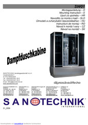 Sanotechnik SW01 Montageanleitung
