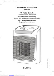 Rowenta MINI EXCEL ECO ENERGY SO9065 Gebrauchsanweisung