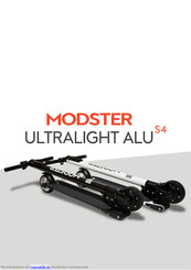 MODSTER Ultralight Alu S4 Betriebsanleitung