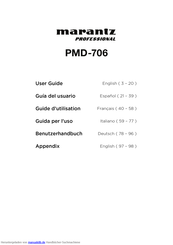 Marantz professional PMD-706 Benutzerhandbuch