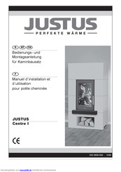 Justus Centro I Bedienungs- Und Montageanleitung
