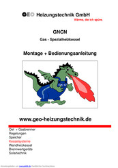 GEO GNCN-50 Montage- & Bedienungsanleitung