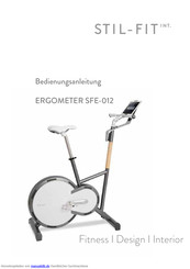 Stil-fit ERGOMETER SFE-012 Bedienungsanleitung
