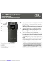 Ace Instruments ACE DA-5000 Kurzanleitung