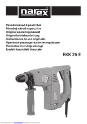 Narex EKK 26 E Originalbetriebsanleitung