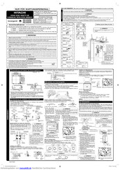 Hitachi RAI-35QPB Installations-Handbuch