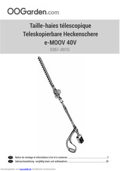 OOGarden.com e-MOOV 40V Gebrauchsanleitung