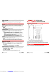 Avaya IP Office 9508 Kurzanleitung