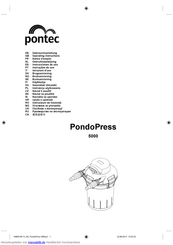 Pontec PondoPress 5000 Gebrauchsanleitung