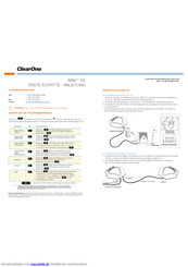 ClearOne MAX EX Anleitung