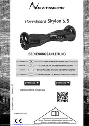 Nextreme Hoverboard Skylon 6.5 Bedienungsanleitung