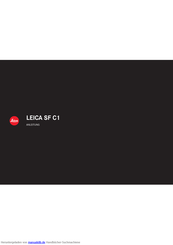 Leica SF C1 Anleitung