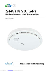 Elsner Sewi KNX L-Pr Installation Und Einstellung