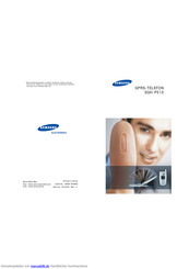 Samsung SGH-P510 Handbuch