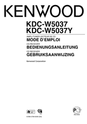 Kenwood KDC-W5037Y Bedienungsanleitung