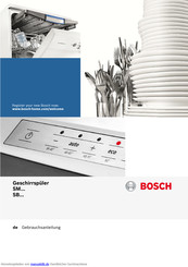 Bosch SB Series Gebrauchsanleitung