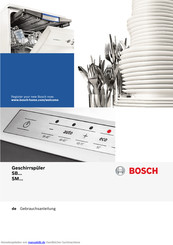 Bosch SMS88TW05E Gebrauchsanleitung