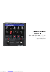 TC-Helicon VoiceTone Create XT Bedienungsanleitung