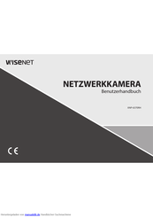 Wisenet XNP-6370RH Benutzerhandbuch
