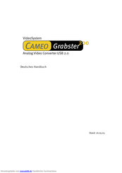 TerraTec Cameo Grabster 200 Handbuch