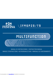 Festina F16784 Betriebsanleitung