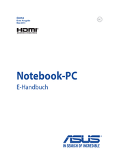 Asus NX500 Handbuch