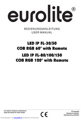 EuroLite LED IP FL-100 Bedienungsanleitung