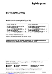 EagleBurgmann Cartex-TN32(33)(34)(35)/dw-00 Betriebsanleitung