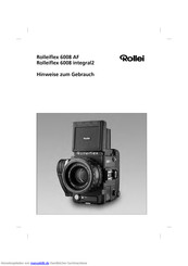 Rollei Rolleiflex 6008 AF Hinweise Zum Gebrauch