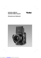 Rollei Rolleifl ex 6008 integral2 Hinweise Zum Gebrauch