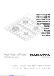 Barazza PIOFF804CZI-10 Installationshandbuch Und Benutzerhandbuch