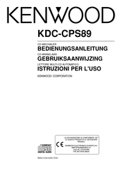 Kenwood KDC-CPS89 Bedienungsanleitung