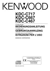 Kenwood KDC-C717 Bedienungsanleitung