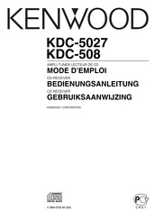 Kenwood KDC-508 Bedienungsanleitung