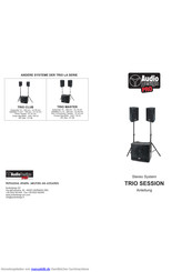Audio Design Pro Trio Session Anleitung