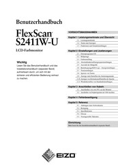 Eizo Flex Scan S2411W-U Benutzerhandbuch