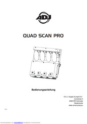ADJ Quad scan pro Bedienungsanleitung