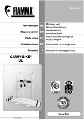 Fiamma Carry-Bike UL Montage- Und Gebrauchsanleitung
