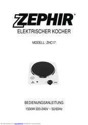Zephir ZHC17 Bedienungsanleitung