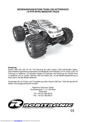 Robitronic 1/8 RTR NITRO MONSTER TRUCK Bedienungsanleitung