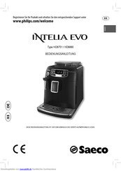 SAECO INTELIA EVO HD8751 BEDIENUNGSANLEITUNG Pdf-Herunterladen | ManualsLib