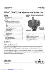 Emerson Fisher i2P-100 Betriebsanleitung