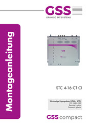 GSS STC 4-16 CT CI Montageanleitung
