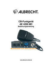 Albrecht AE 4200 MC Bedienungsanleitung