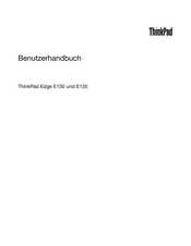 Lenovo ThinkPad Edge E135 Benutzerhandbuch